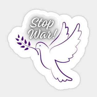 Stop War Sticker